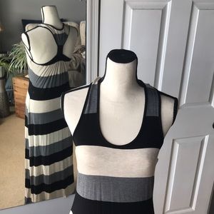 Calvin Klein Striped Maxi Dress